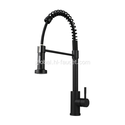Pull-down Faucet Mixer countertop installation pull-out kitchen Spring faucet Factory